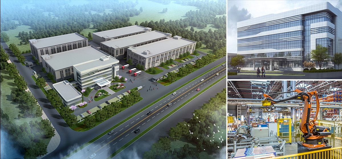 Yongji Flooring Factory Aerial View